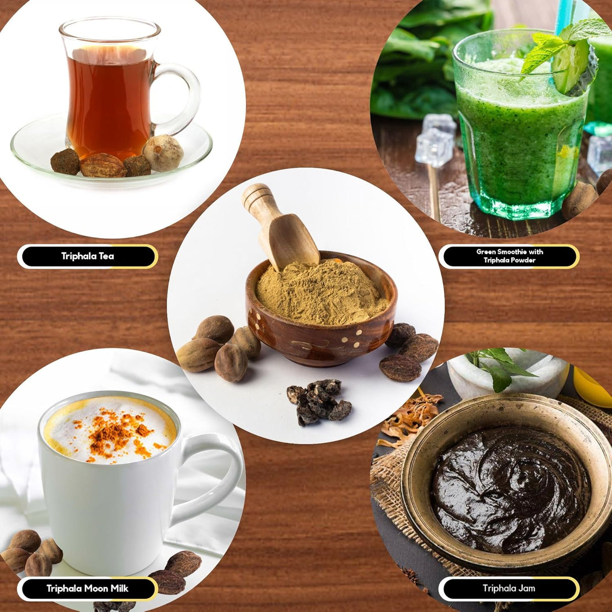 Suplemento Triphala Polvo (227 Gm) Paquete de 2 Orgánicos