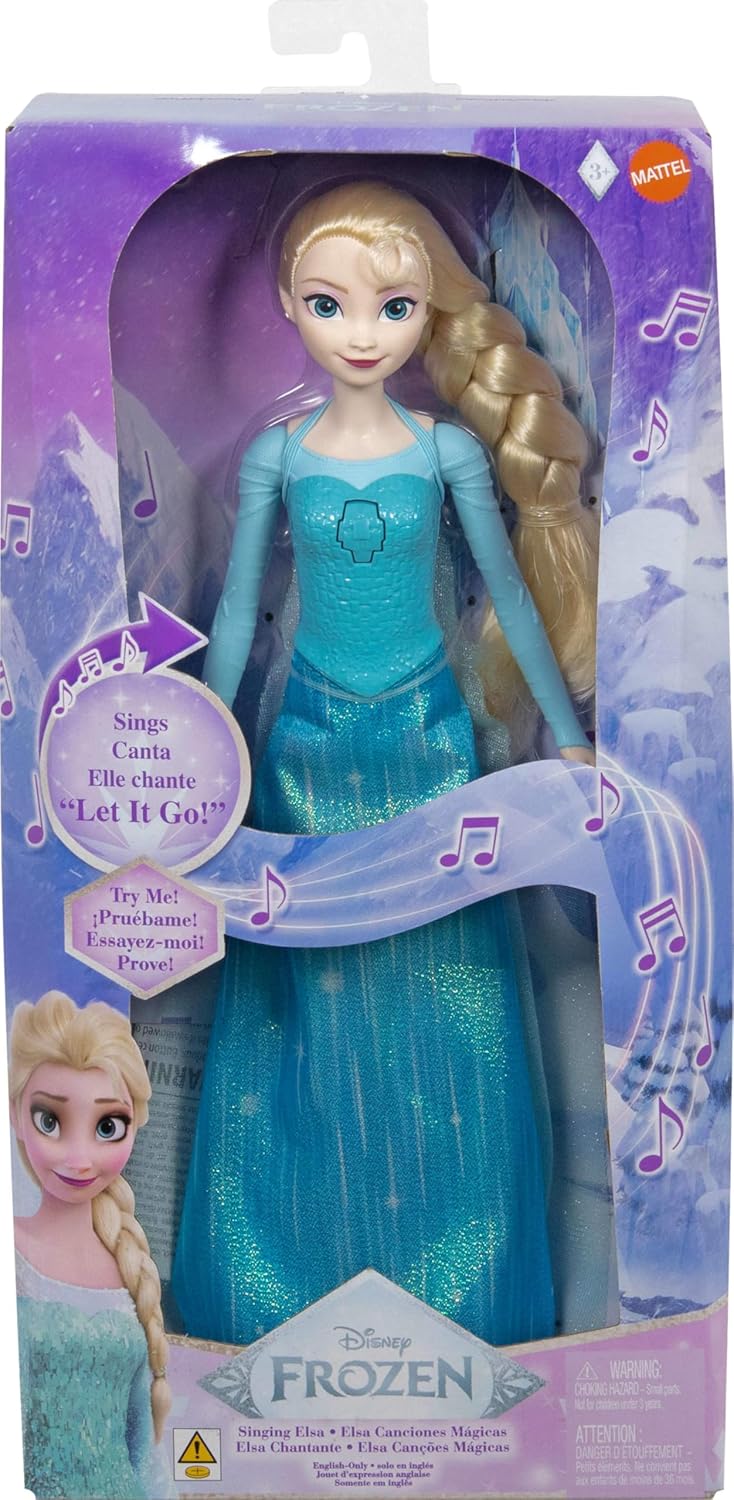 Muñeca Elsa Disney Frozen Mattel, Canta “Let It Go”