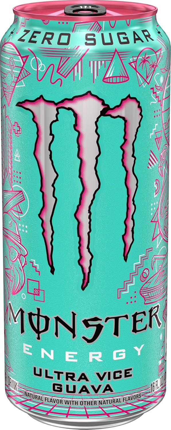 Bebida Energética Monster Energy Ultra Vice Guava Sin Azúcar 16oz