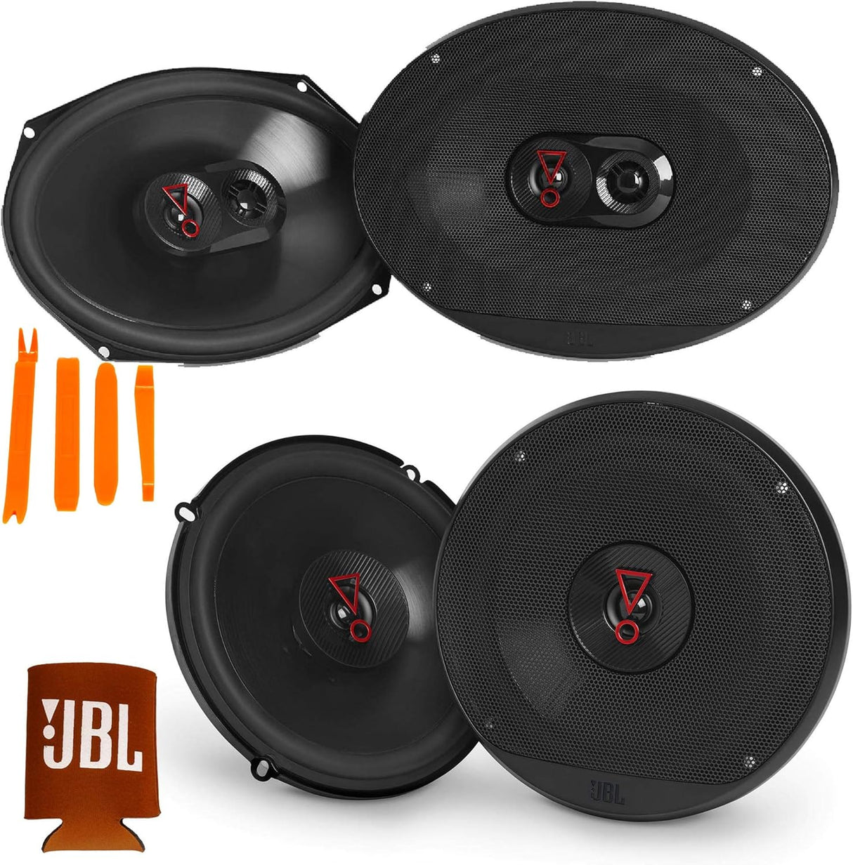 JBL Bundle de Altavoces 6x9 y 6.5'' 3 Vías y 2 Vías Stage3