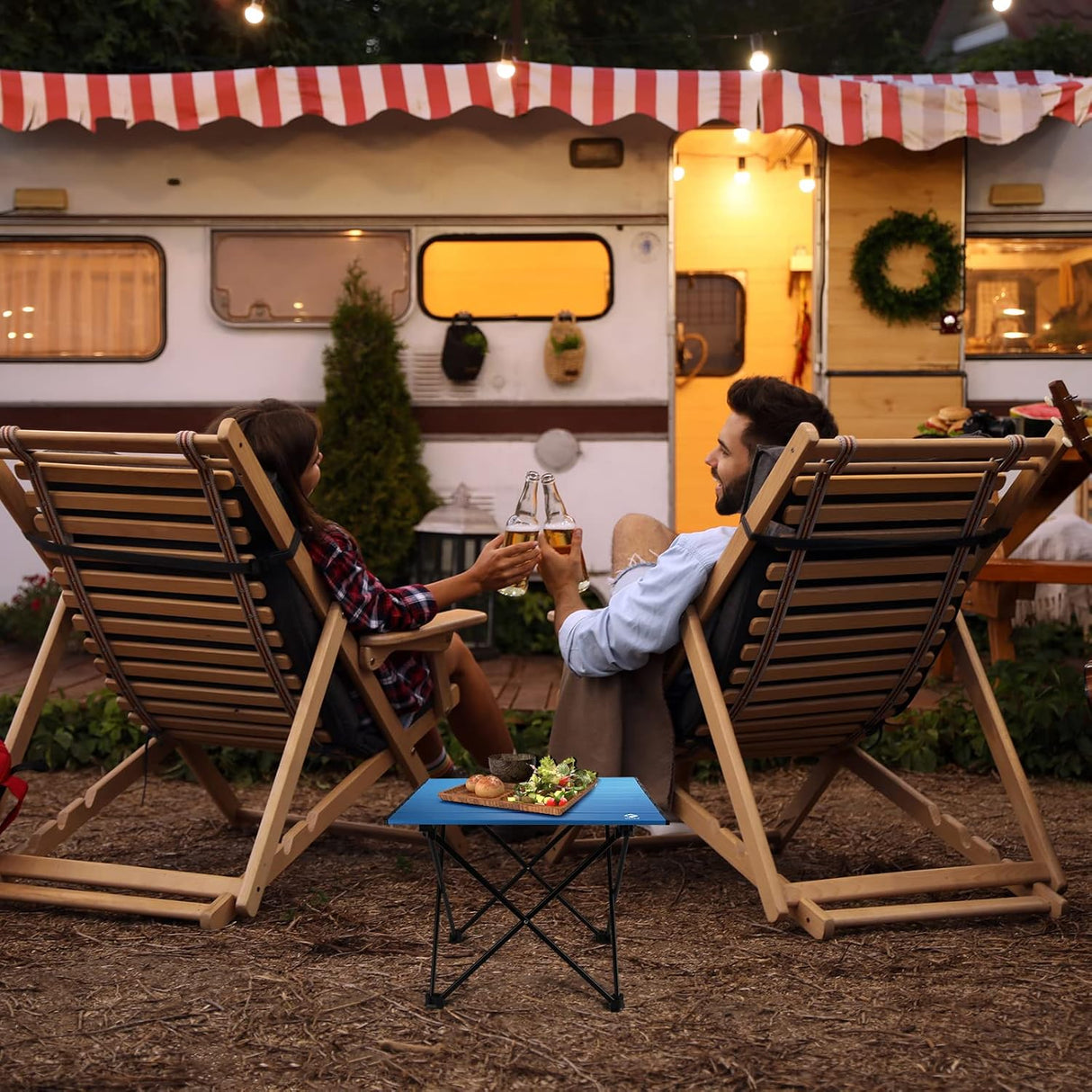 Mesa de Camping Plegable Ultraligera con Bolsa de Transporte