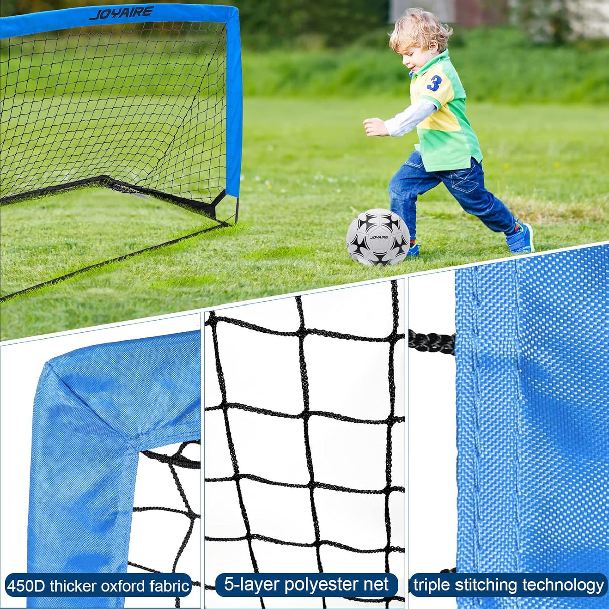 Porterías de fútbol para patio trasero para niños JOYAIRE