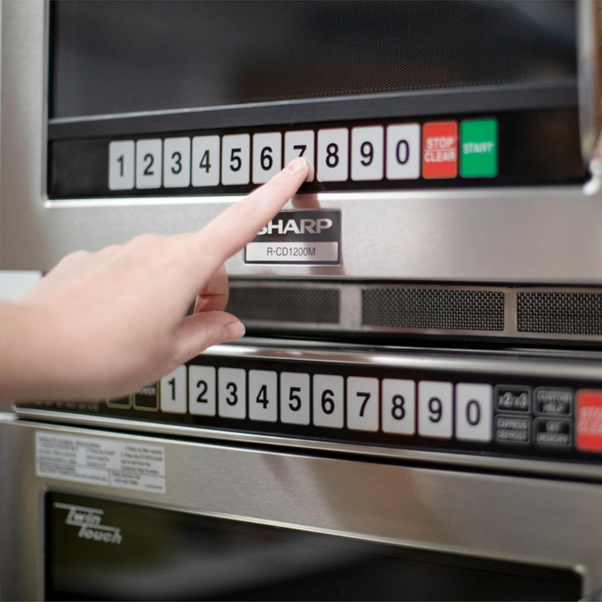 Microondas Comercial Sharp R-CD1800M, 1800W, Alta Capacidad