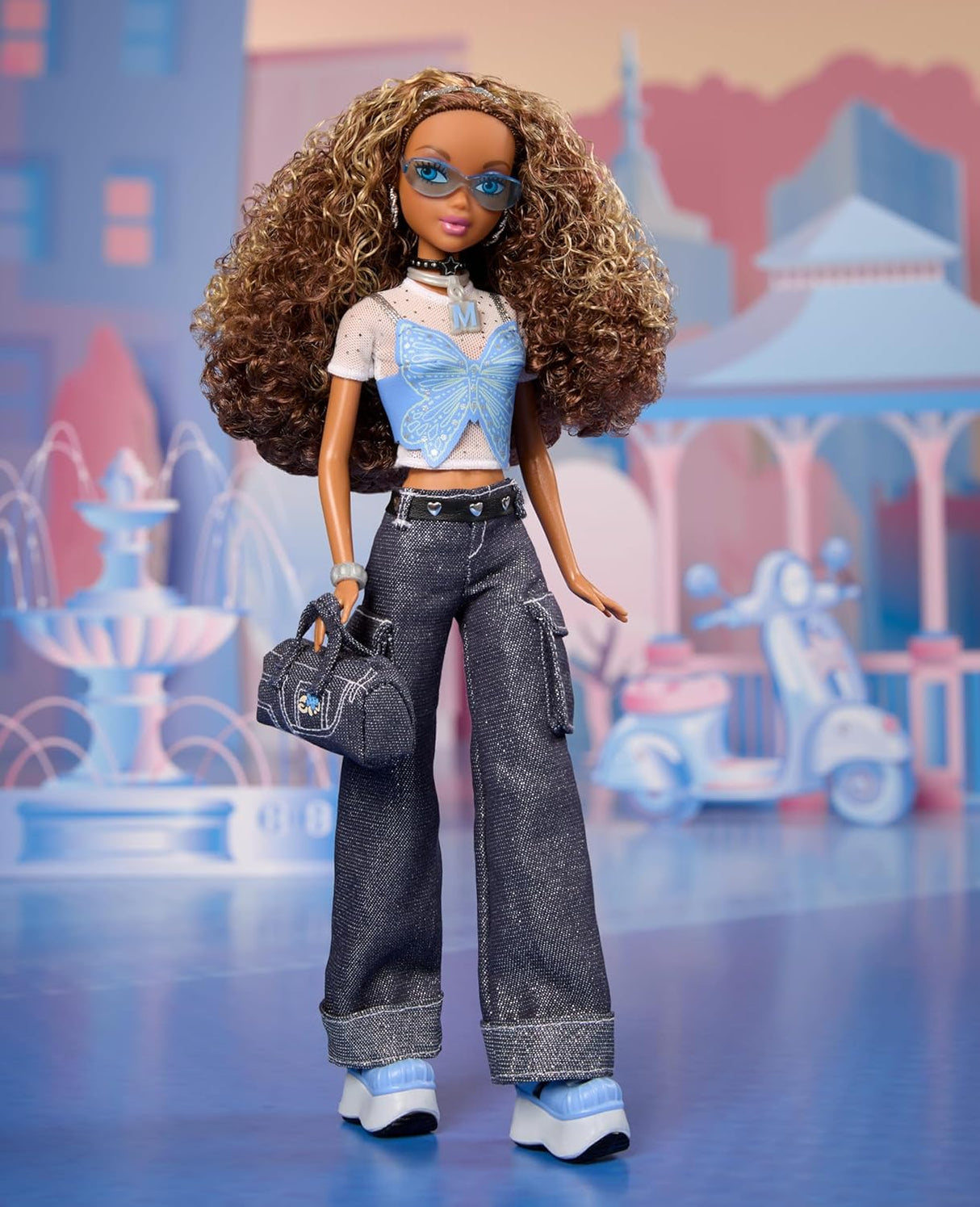 Muñeca Madison My Scene, Barbie, outfit Y2K, accesorios y soporte
