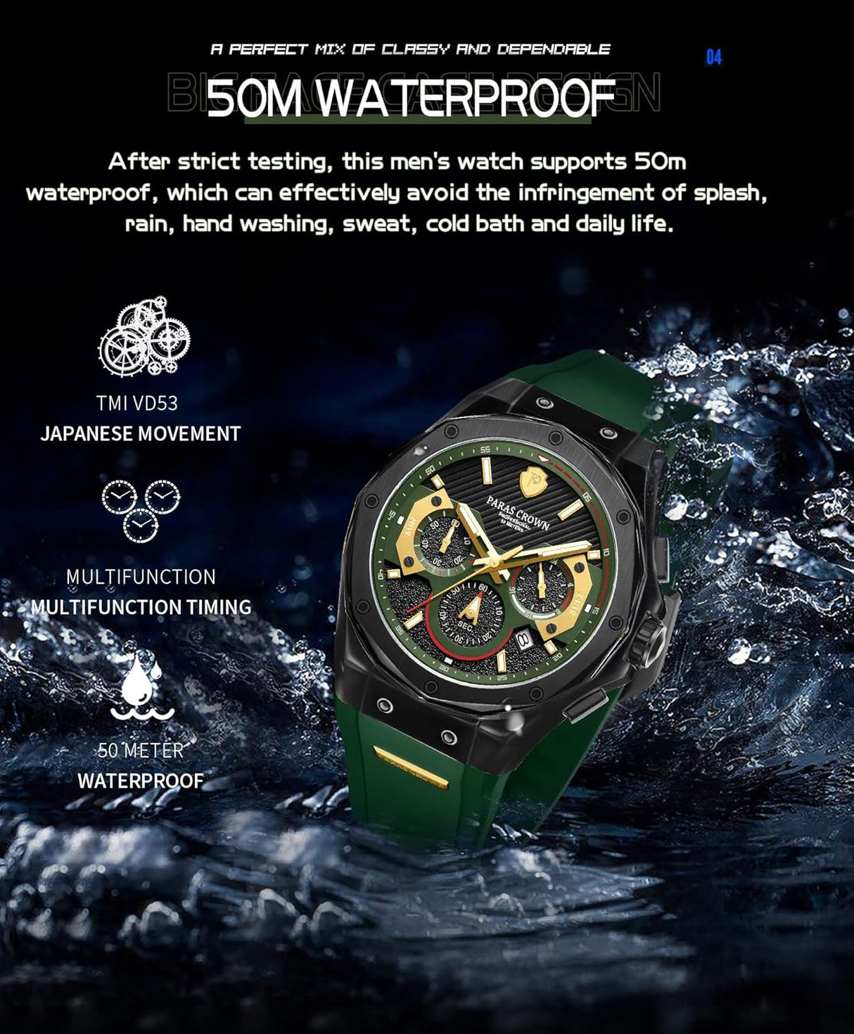 Relojes para hombre Moda con Correa de silicona