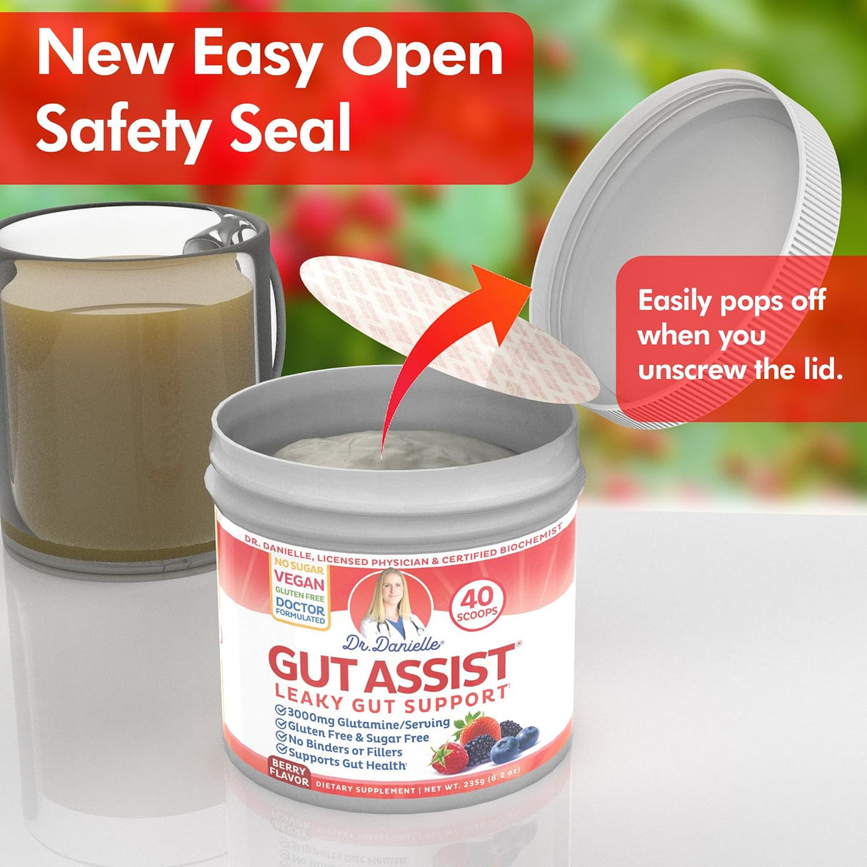 Suplemento en polvo para intestino permeable - Doctor Danielle