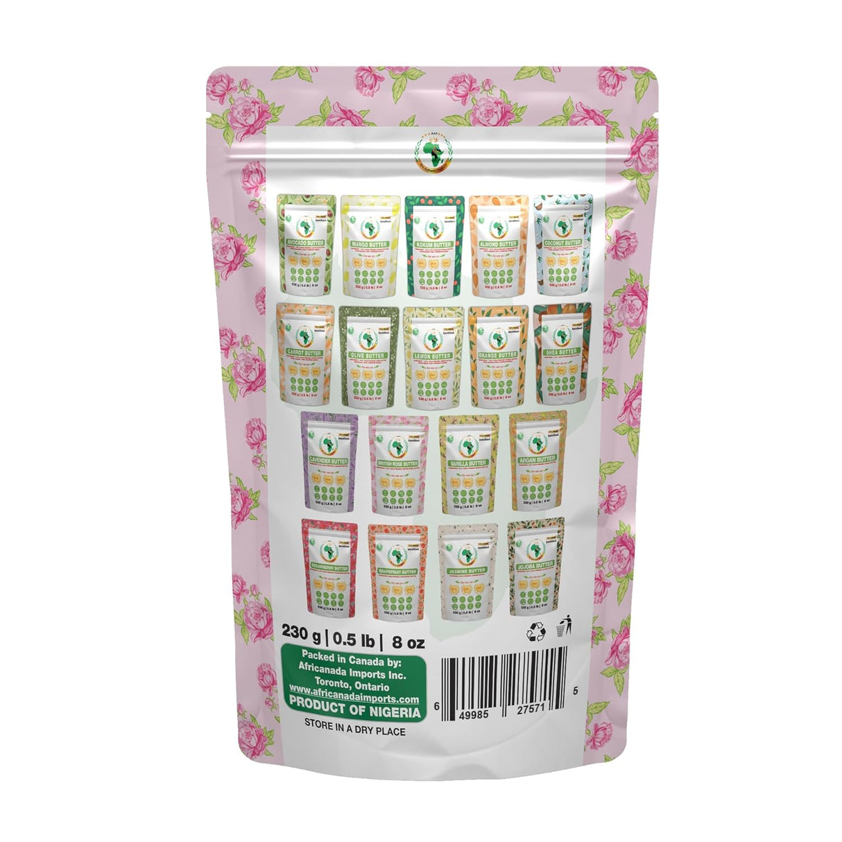 Manteca de Rosa Británica Cruda | Orgánica | Sin Refinar