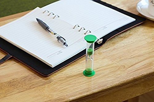 temporizador de reloj de arena plástico de 12 piezas