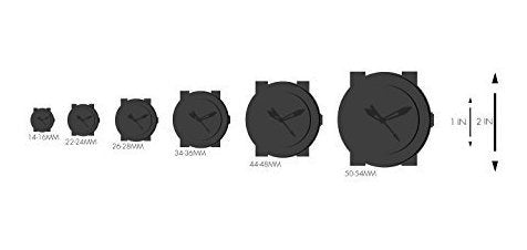 Reloj con brazalete de resina con cristales Swarovski