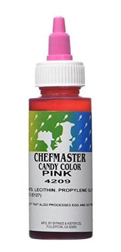 Color De Caramelo Líquido Chefmaster 2 Onzas Rosado