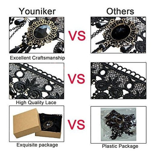 Conjunto De Collar Y Pulsera De Gargantilla Youniker Para