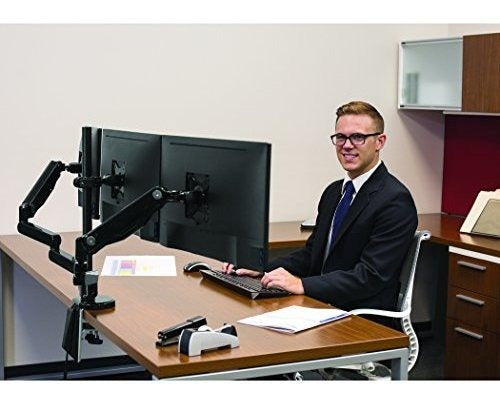 Brazo De Monitor Triple Ajustable