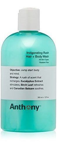 Anthony Vigorizante Rush Hair Body Wash, 12 fl.