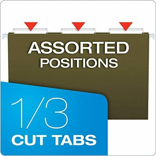 Carpetas Colgantes Recicladas Tamaño Legal, Verde