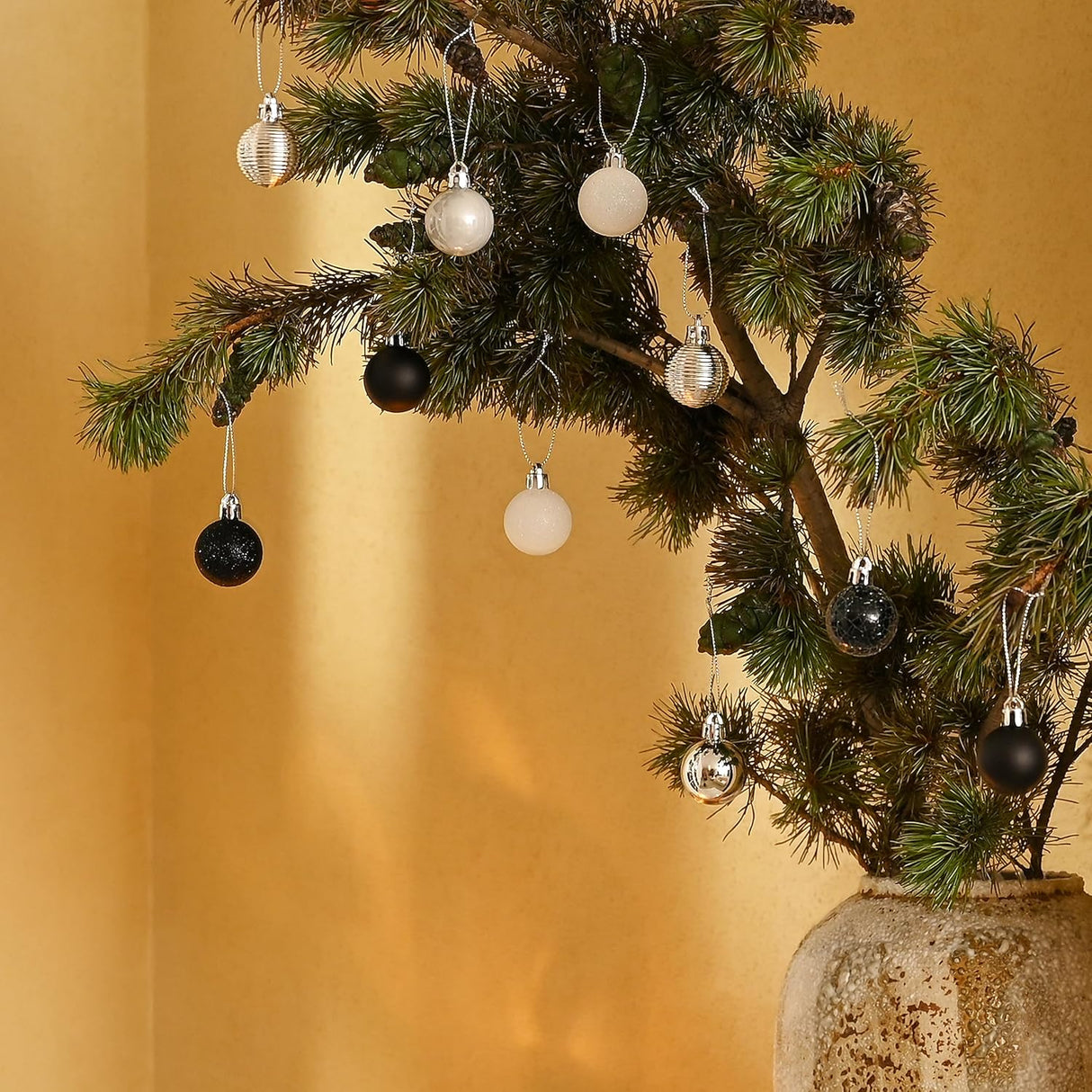 Adornos de Navidad Decorbyhannah, 49ct, 30mm, Shatterproof