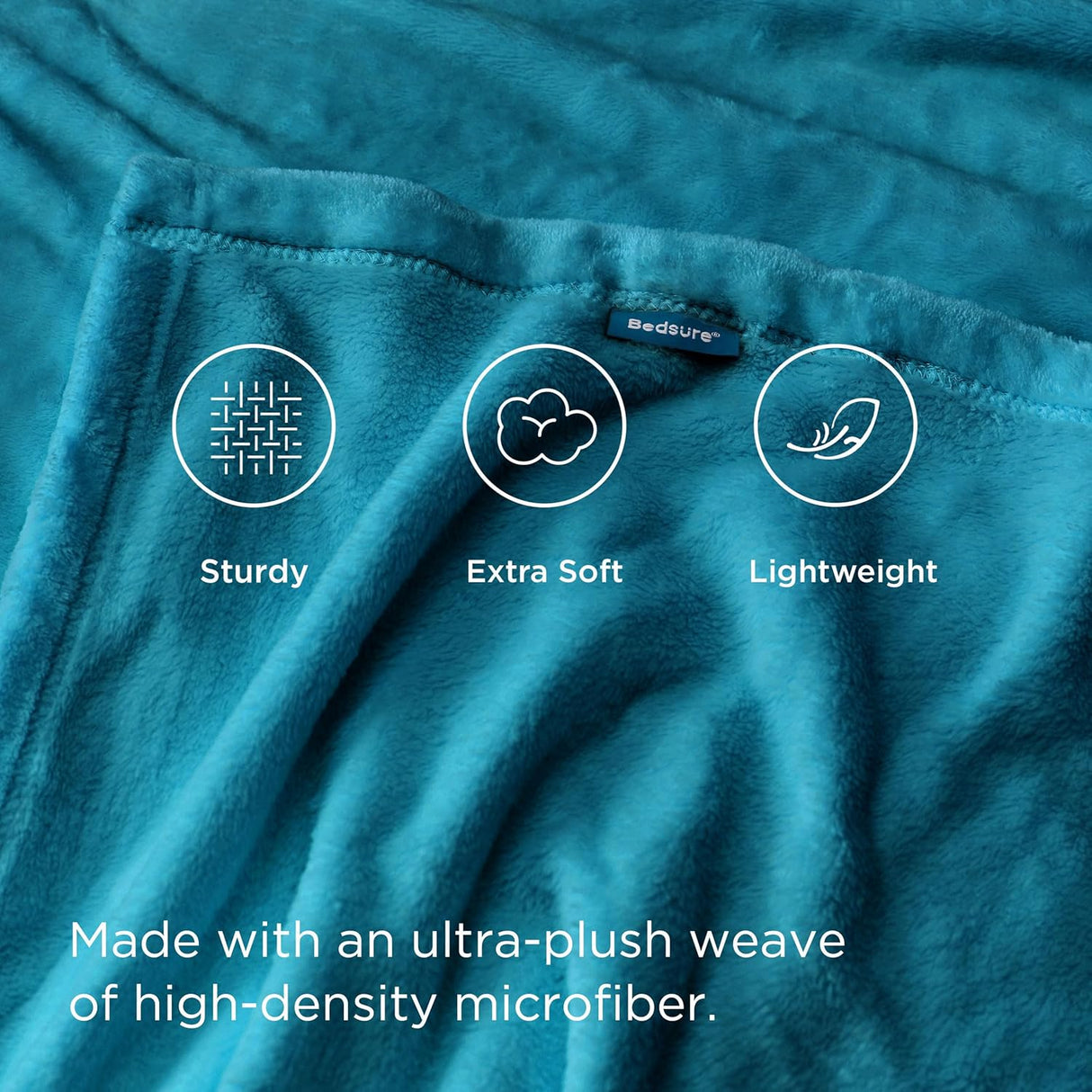 Manta Fleece Bedsure 300GSM Suave y Ligera para Sofá