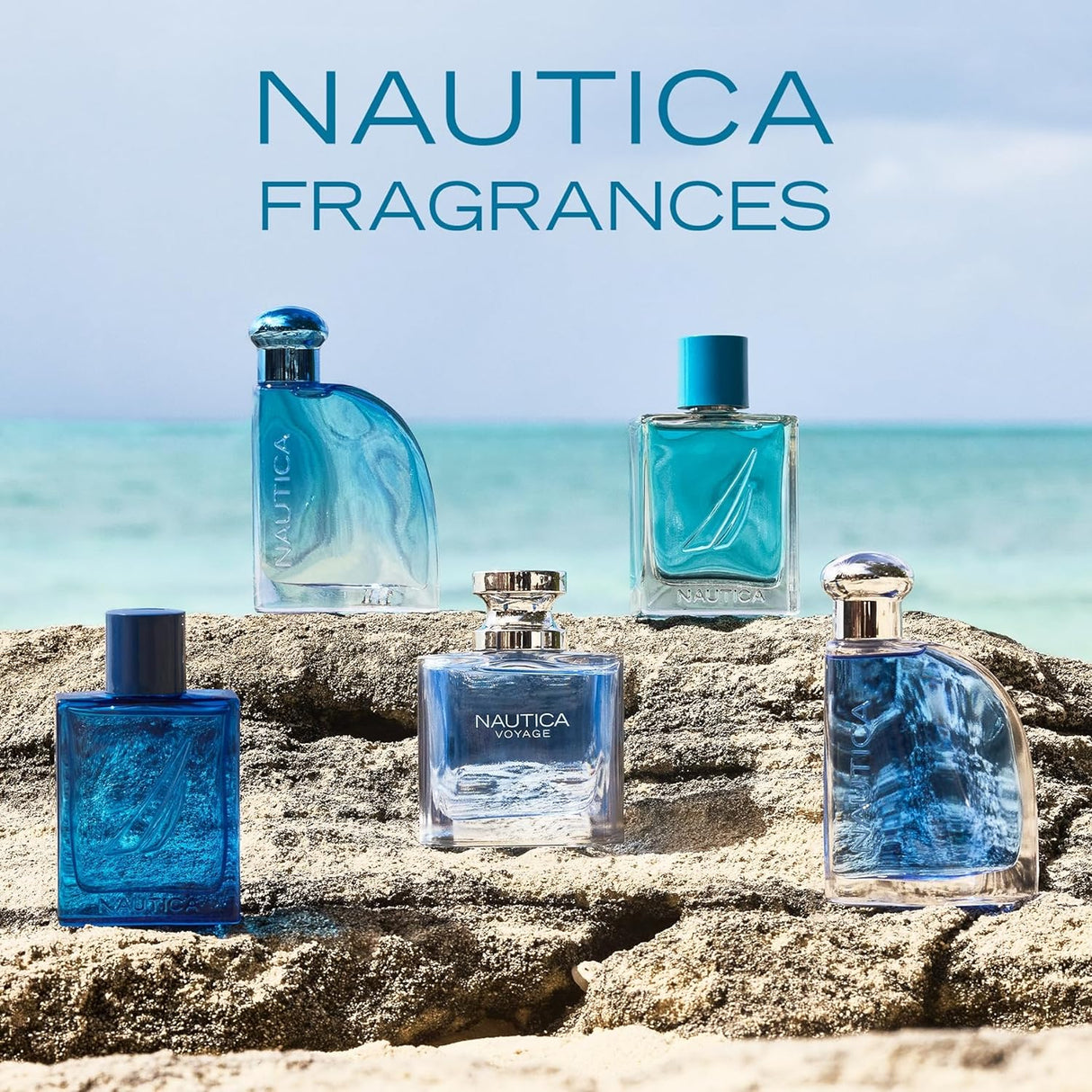 Nautica Voyage Eau De Toilette para hombre, aroma fresco, romántico y frutal, notas de madera y acuáticas de manzana, loto indio, madera de cedro y almizcle, ideal para uso diario, 3.3 fl oz (100 ml)