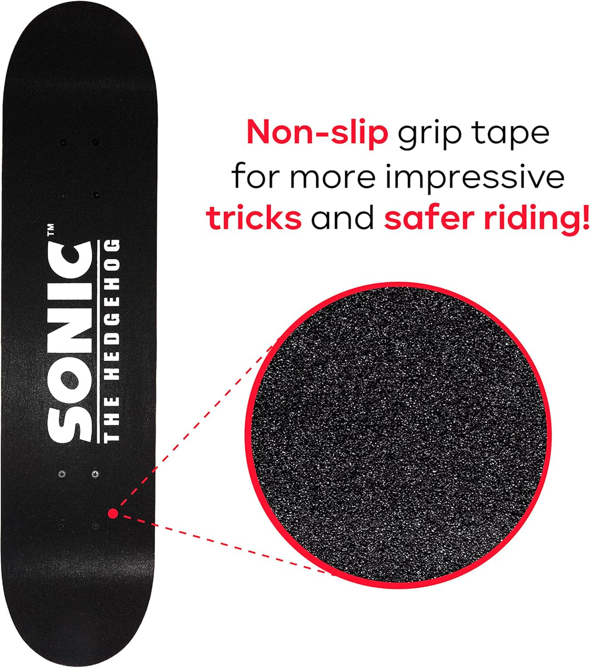 Patineta Cruiser con Rodamientos ABEC 5 - Sonic y Amigos