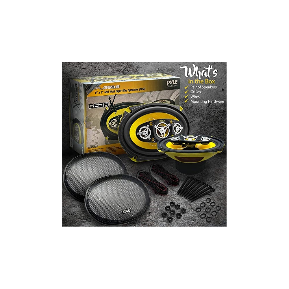 Parlantes o Altavoces Amarillo PYLE PLG69.8