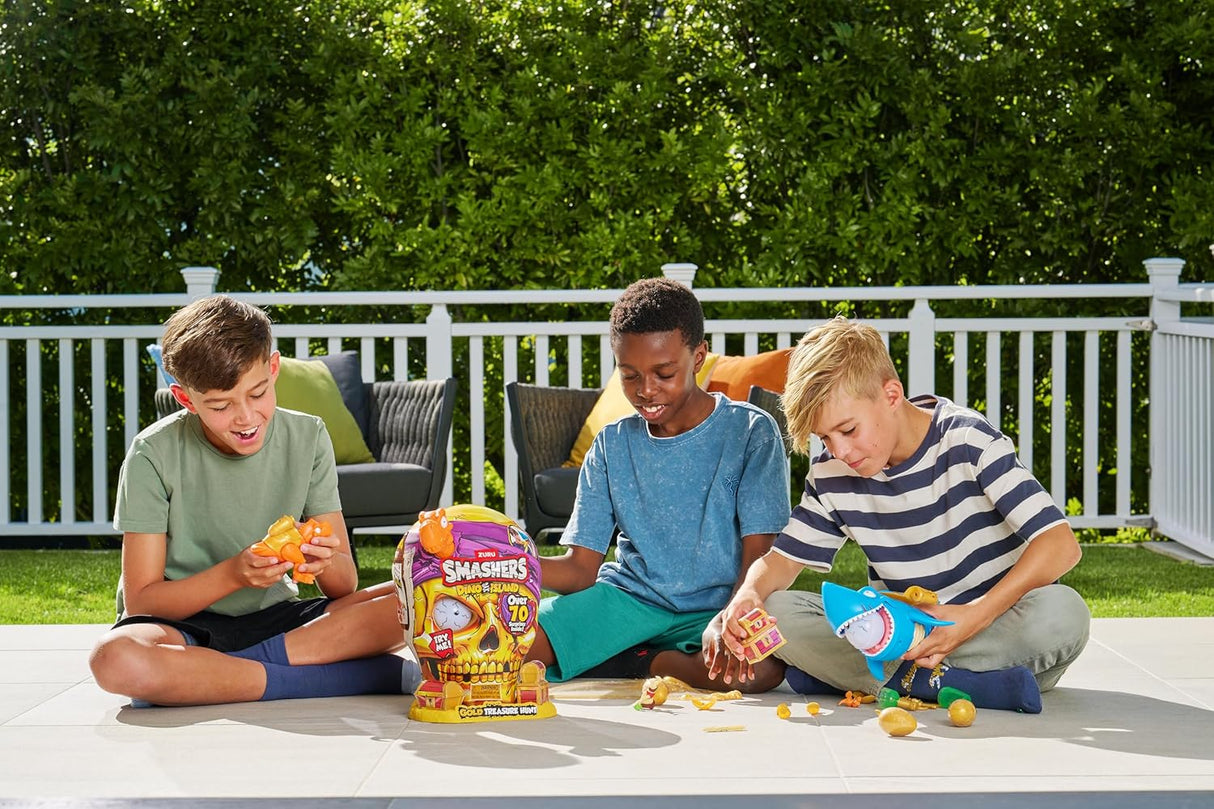 Caza del Tesoro Smashers Dino Island de ZURU, Juguete Interactivo