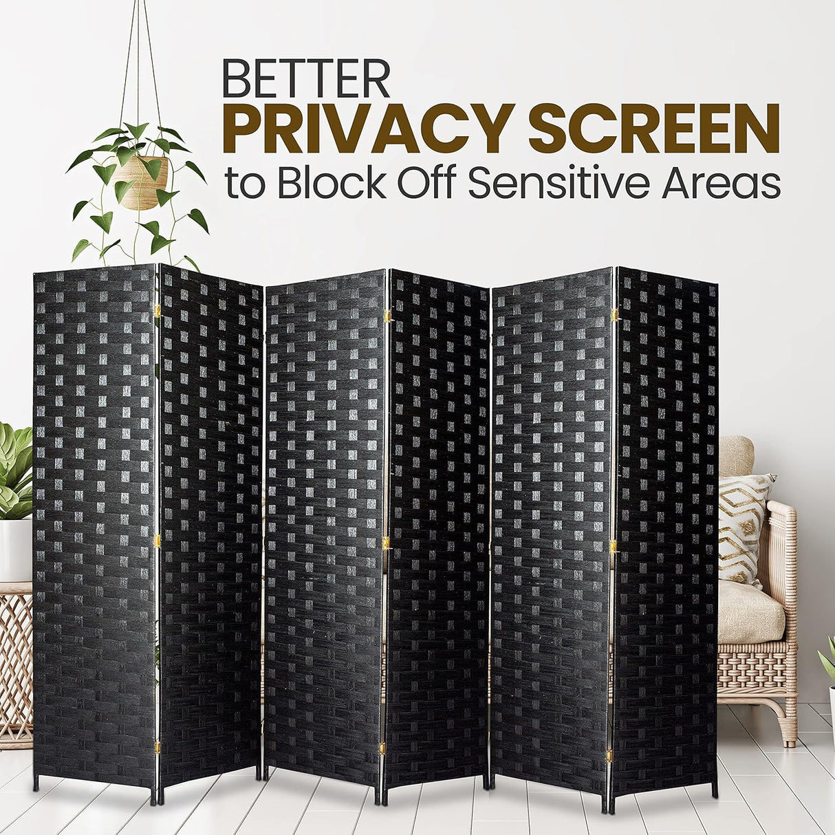 Biombos o Divisor de habitación SERENELIFE SLRDX64