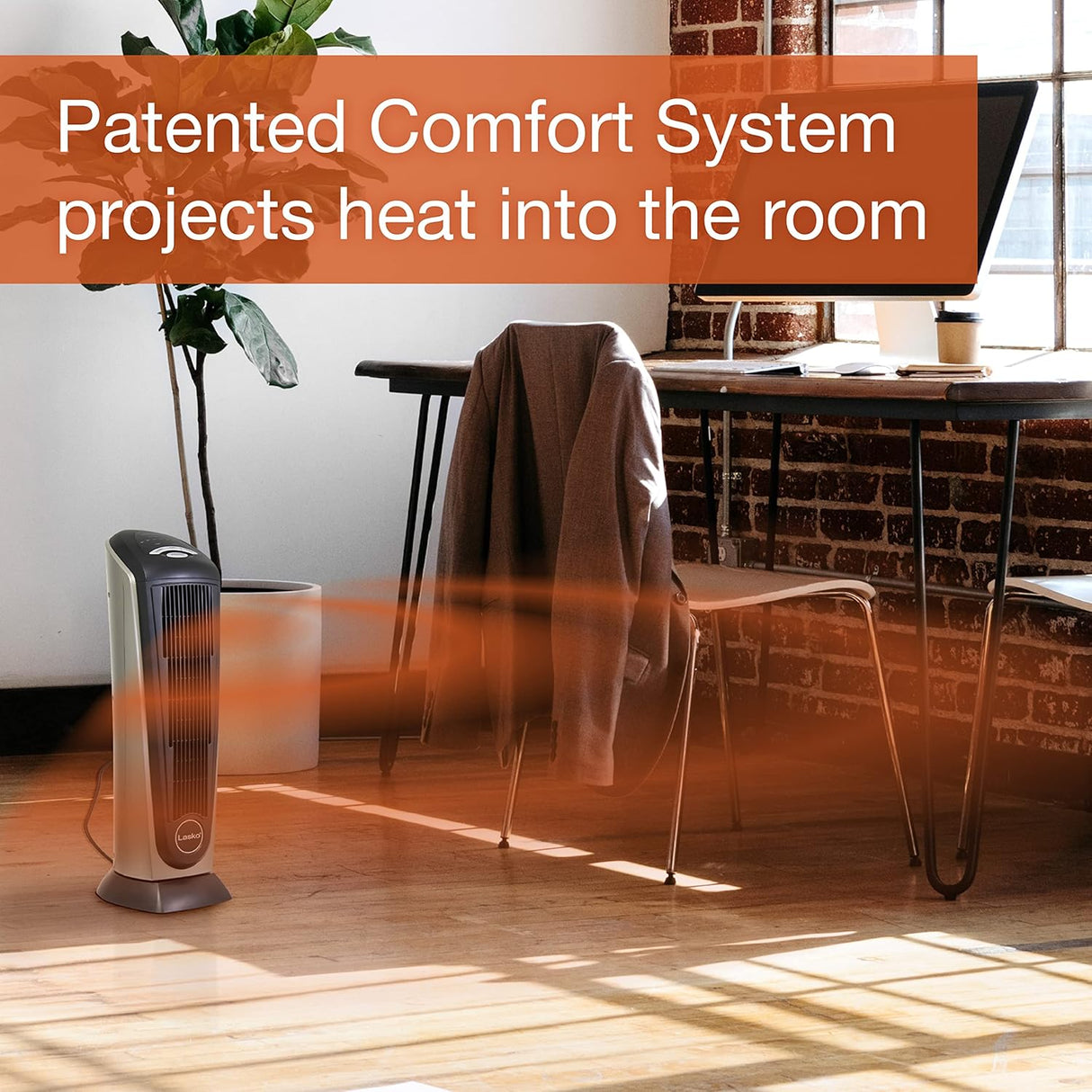 Radiador eléctrico vertical, de cerámica