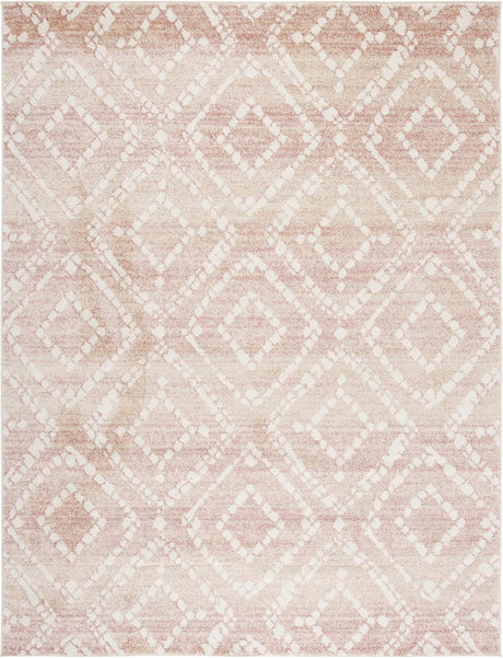 Alfombra de área moderna, diseño diamante, fácil cuidado, ADR131Q