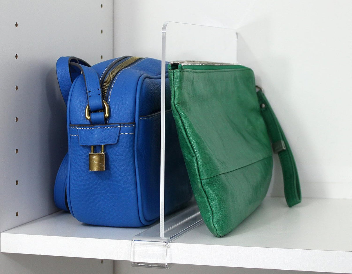 Divisor de estante acrílico transparente (4)