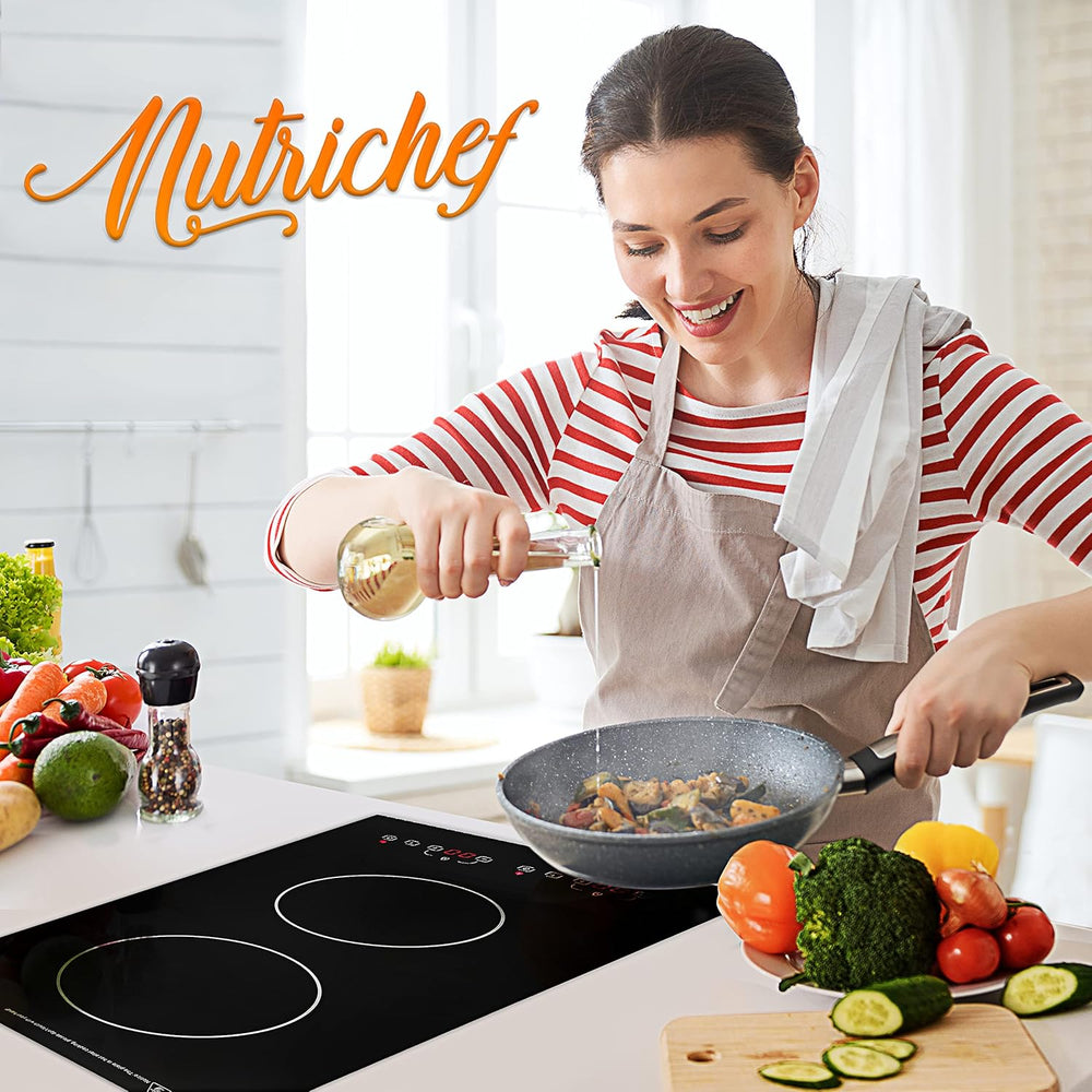 Cocina de inducción doble NutriChef PKSTIND59