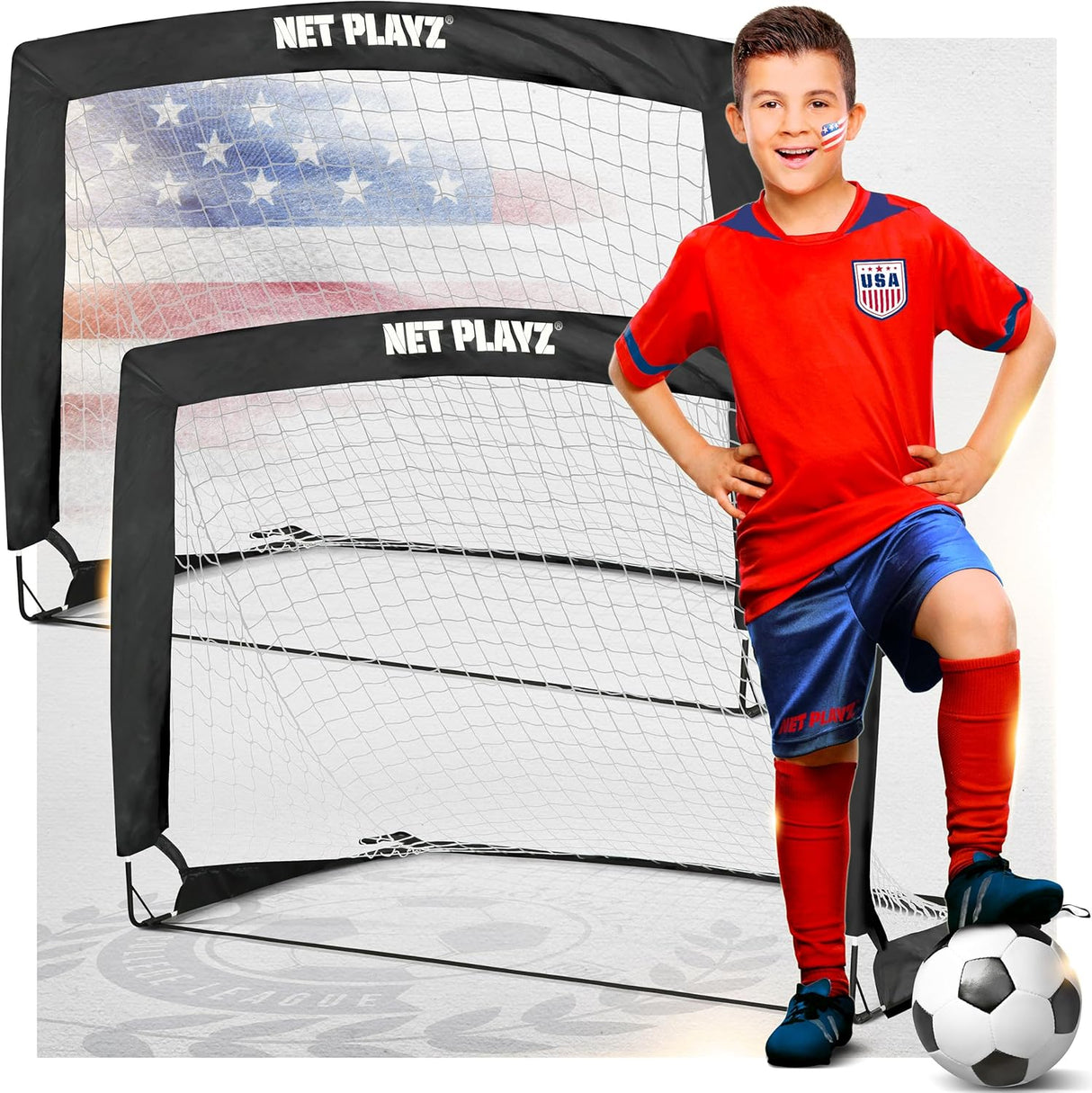 NET PLAYZ Porterías de fútbol Red de fútbol para niños
