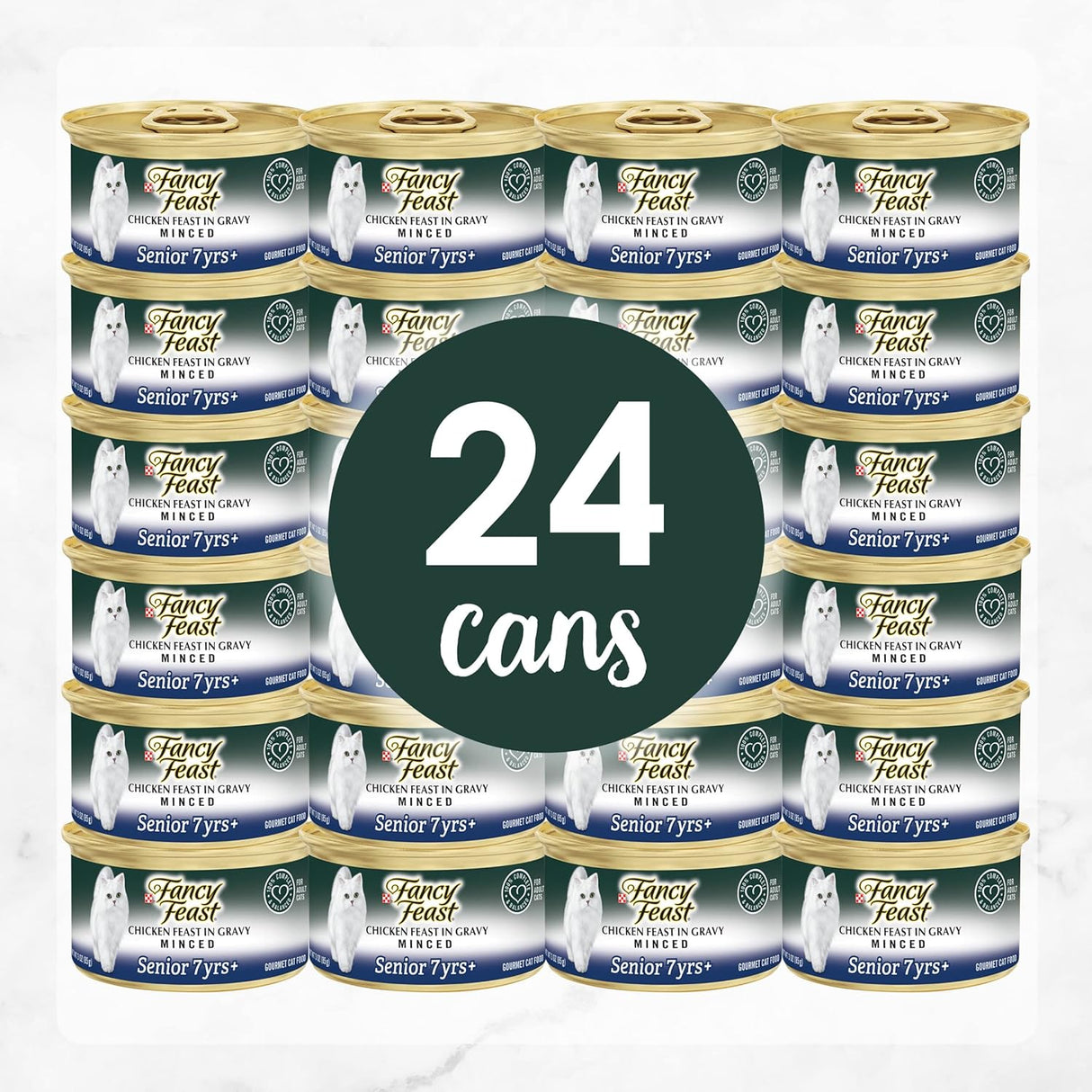 Alimento para Gato húmeda Pack of 24 3 Ounce