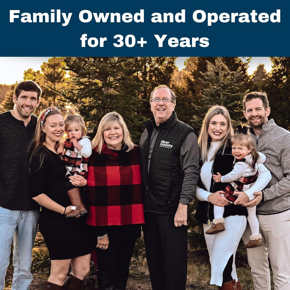 Café Molido de Navidad DECAF Door County | 100% Arábica