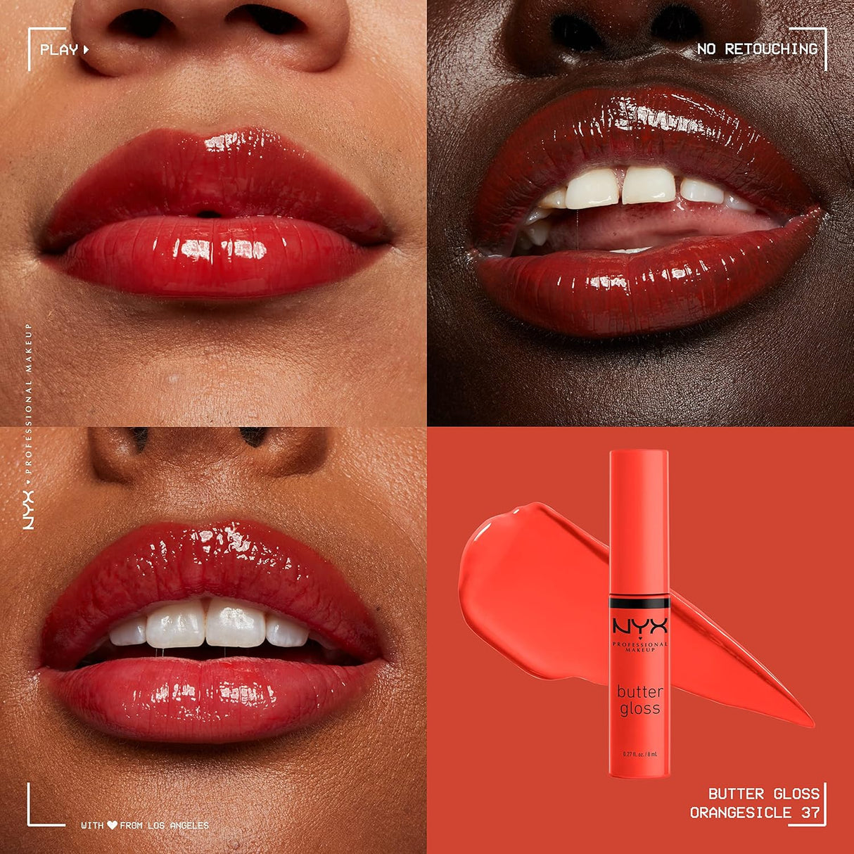 Brillo labial butter gloss NYX Orangesicle