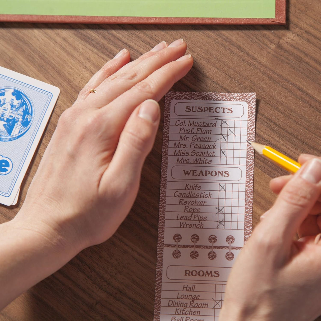 Juego de mesa Clue Retro de Hasbro, 3-6 jugadores, 1986