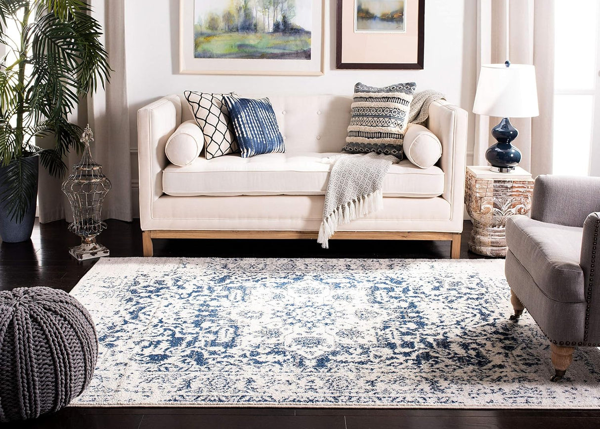 Alfombra Cuadrada, Diseño Medallón Copo de Nieve, Modelo MAD603D