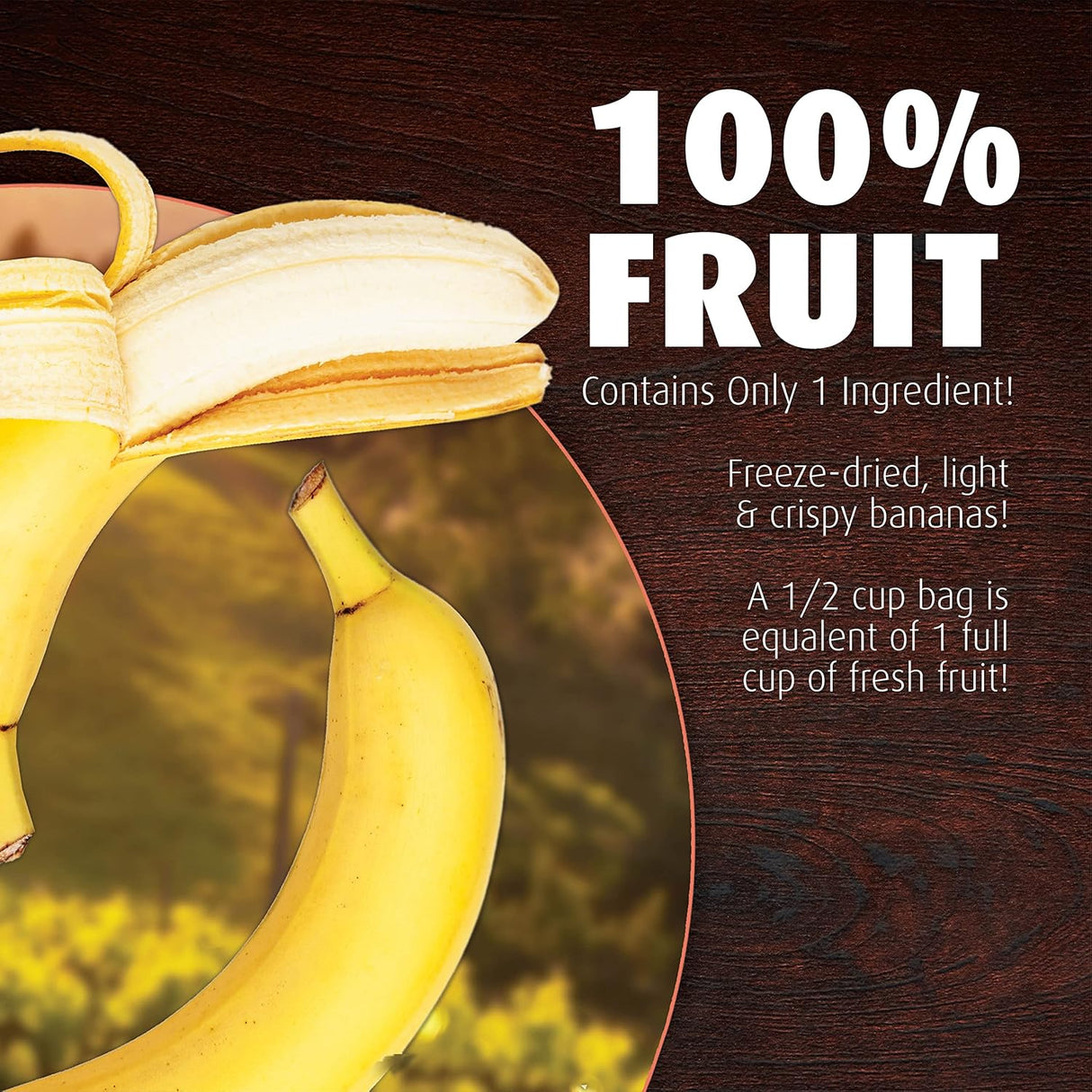 Crisp de Fruta Natural, Brothers-ALL, Plátano, 0.59 oz, 24 Pck