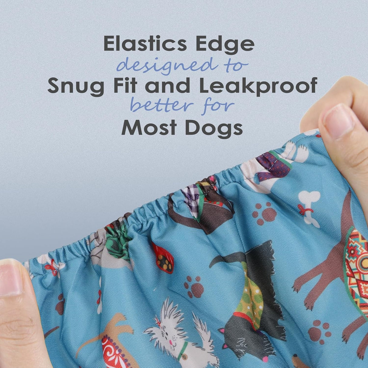 wegreeco Pañales lavables para vientre para perros paquete