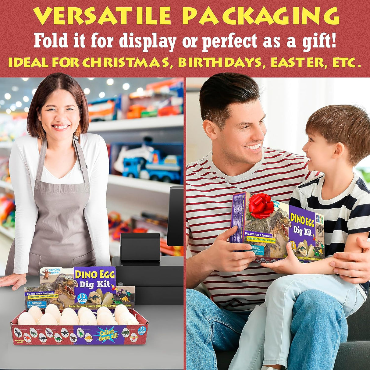 Kit DANCING BEARde Excavación Dinosaurios para 12 Niños