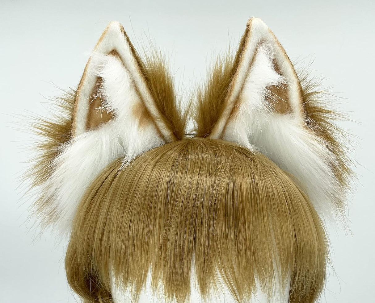 Disfraces de orejas de lobo de zorro peluca talla única
