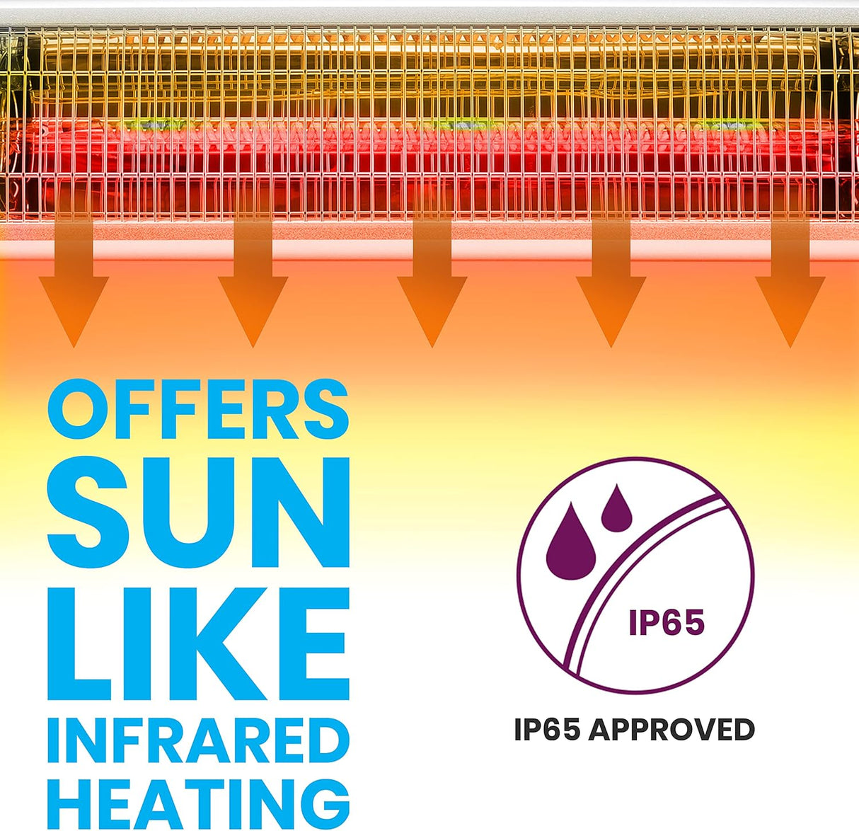 Calentador eléctrico con infrarrojos SereneLife SLOHT26