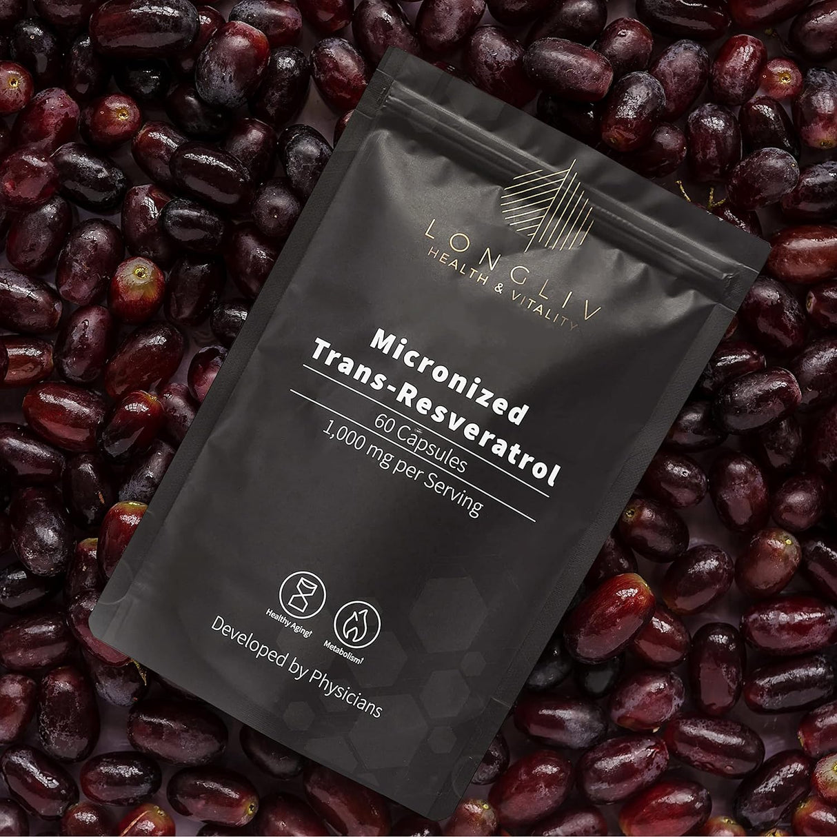 Suplemento de resveratrol Cápsulas avanzadas de resveratrol