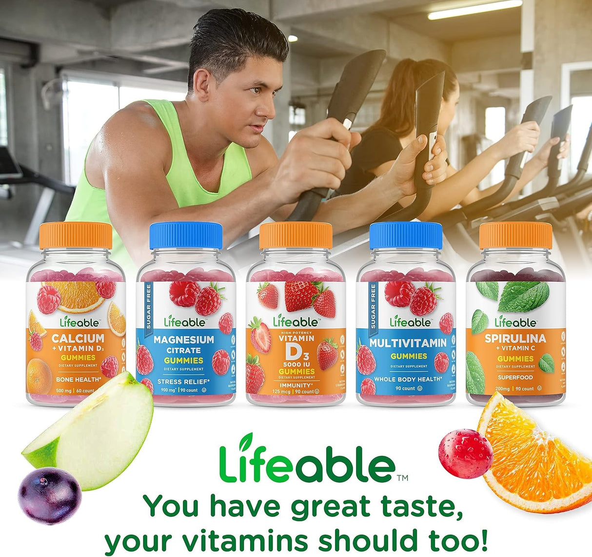 Suplemento Gomitas de hierro con vitamina C – 20 mg 90 und