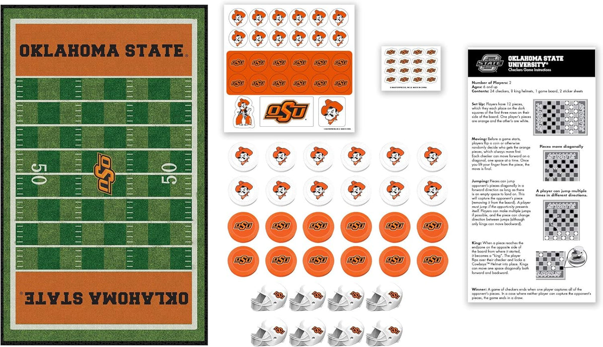 Juego de Damas MasterPieces, Oklahoma State Cowboys, 6+ años