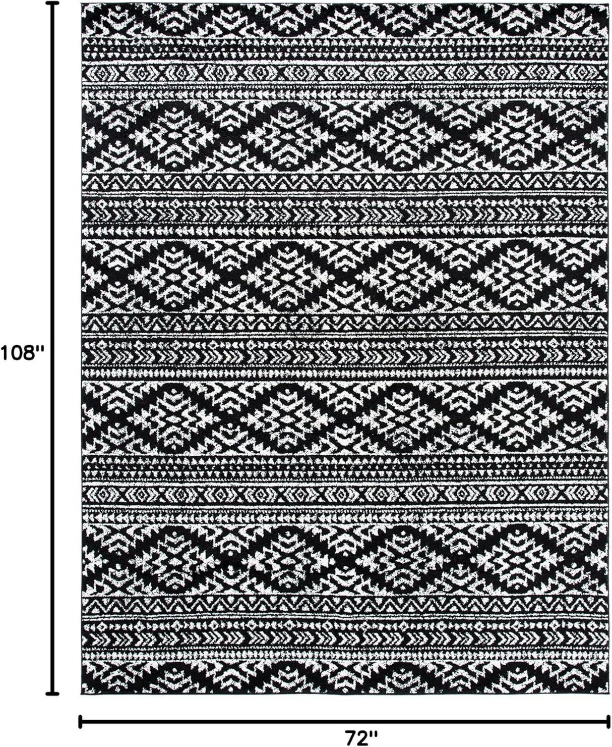 Alfombra Área Tulum - Diseño Tribal Marroquí, Fácil Cuidado, TUL272Z