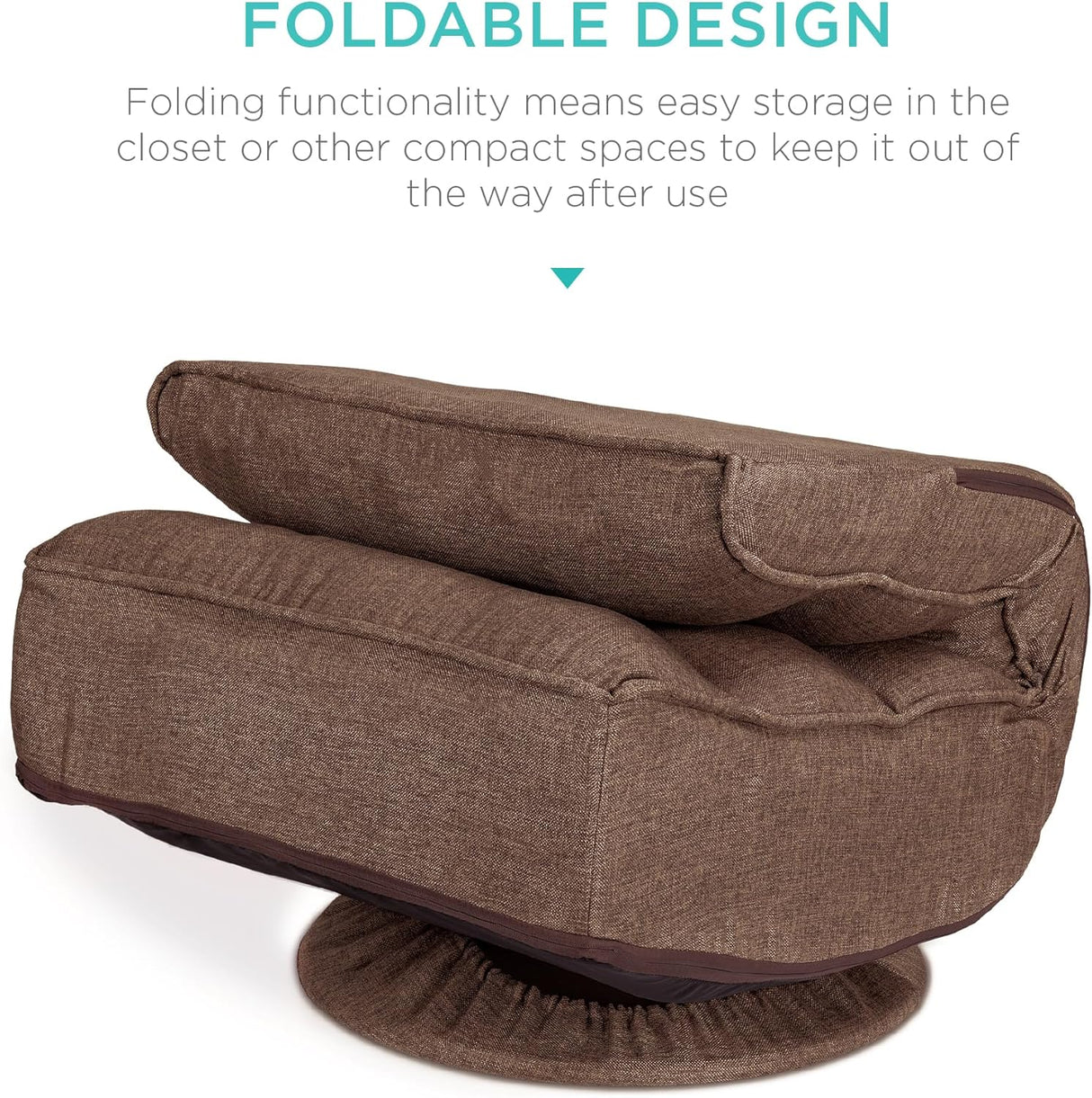 Silla de giro de 360 grados, Color café Best Choice Products