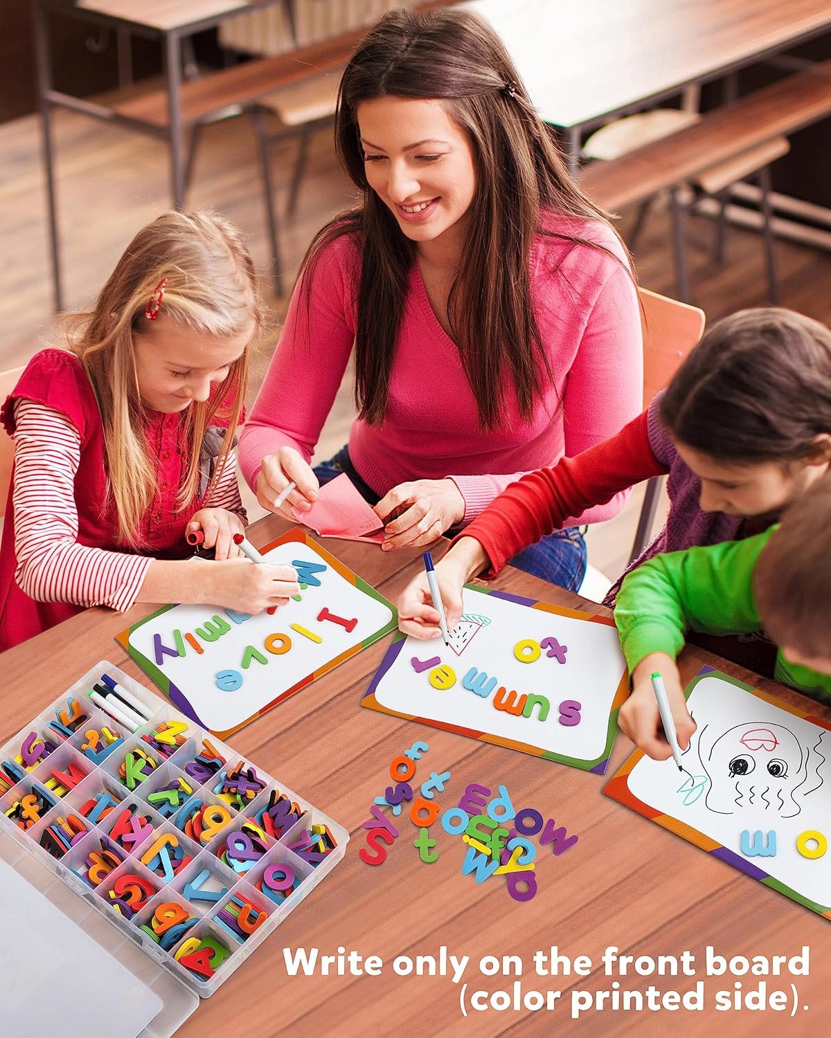 Letras Magnéticas Coogam 234 Pzs, Foam ABC, Juego Educativo