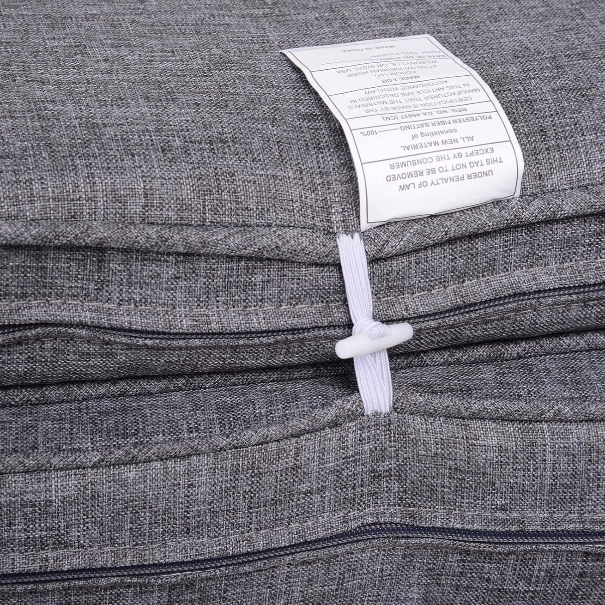 Outsunny Juego de muebles de patio de 7 piezas, juego de conversación de mimbre para exteriores, juego de sofá modular de ratán PE para todo tipo de clima, con cojines y mesa de madera sintética, almohadas a rayas, gris