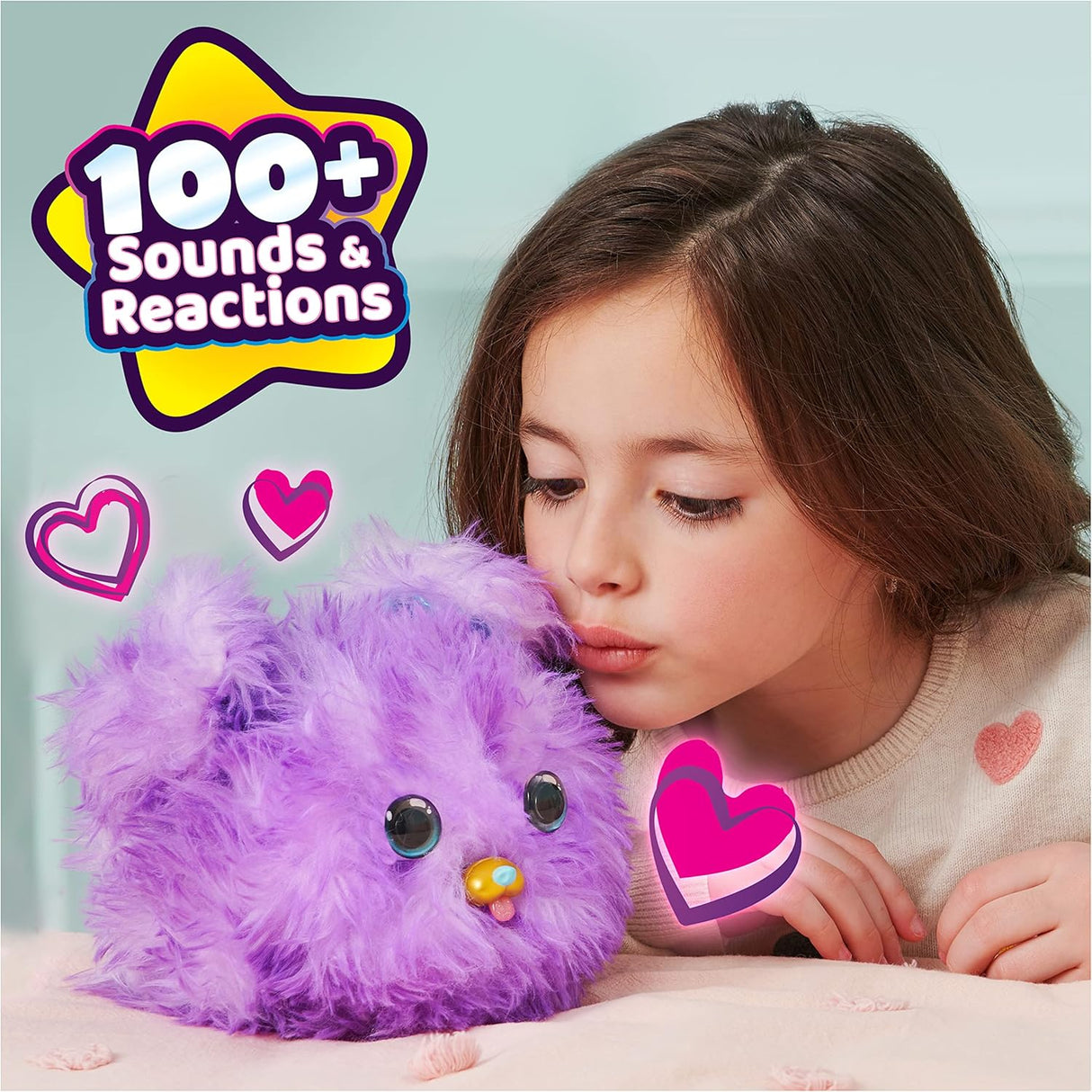 Peluche Pupper-Fluff Surprise Reveal más de 100 sonidos