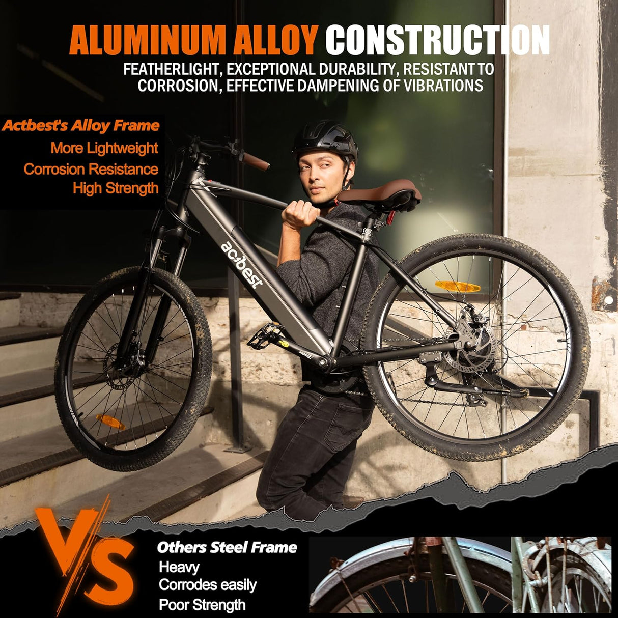 Bicicleta Eléctrica Core 750W, Batería 468Wh, 7 Velocidades