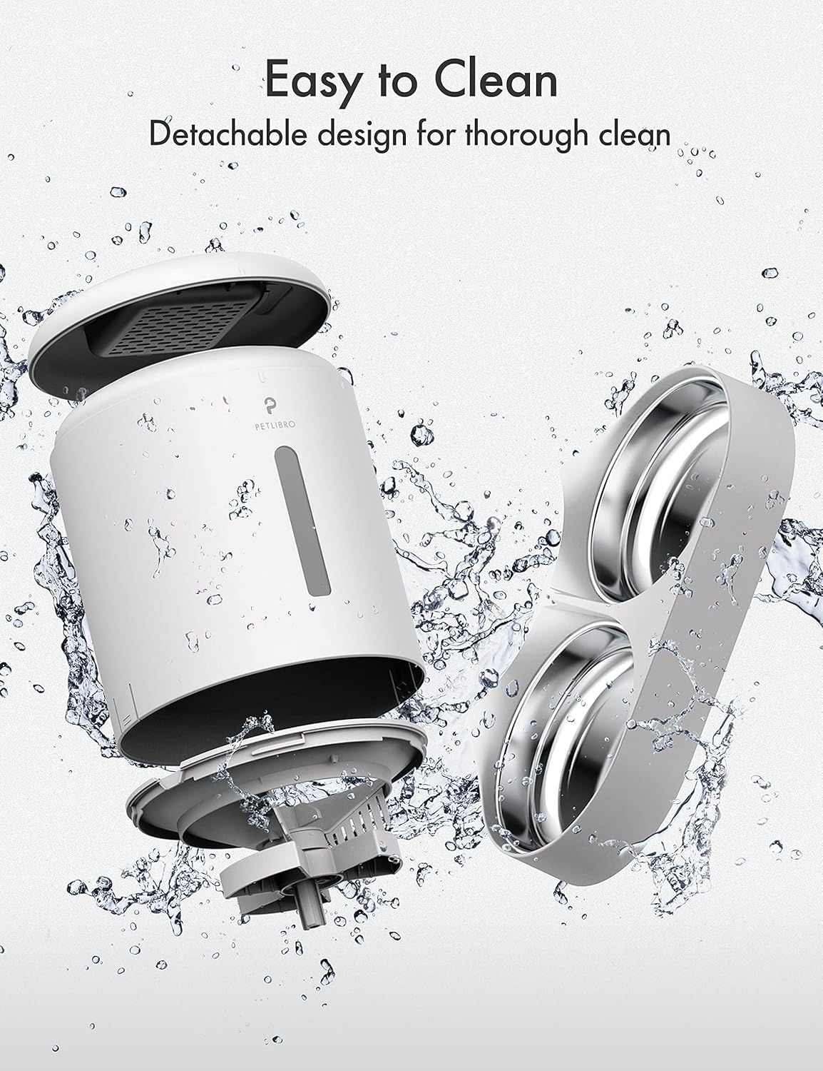 Comedero automático para gatos alimentos secos de 5 litros